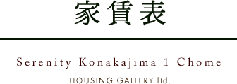家賃表
