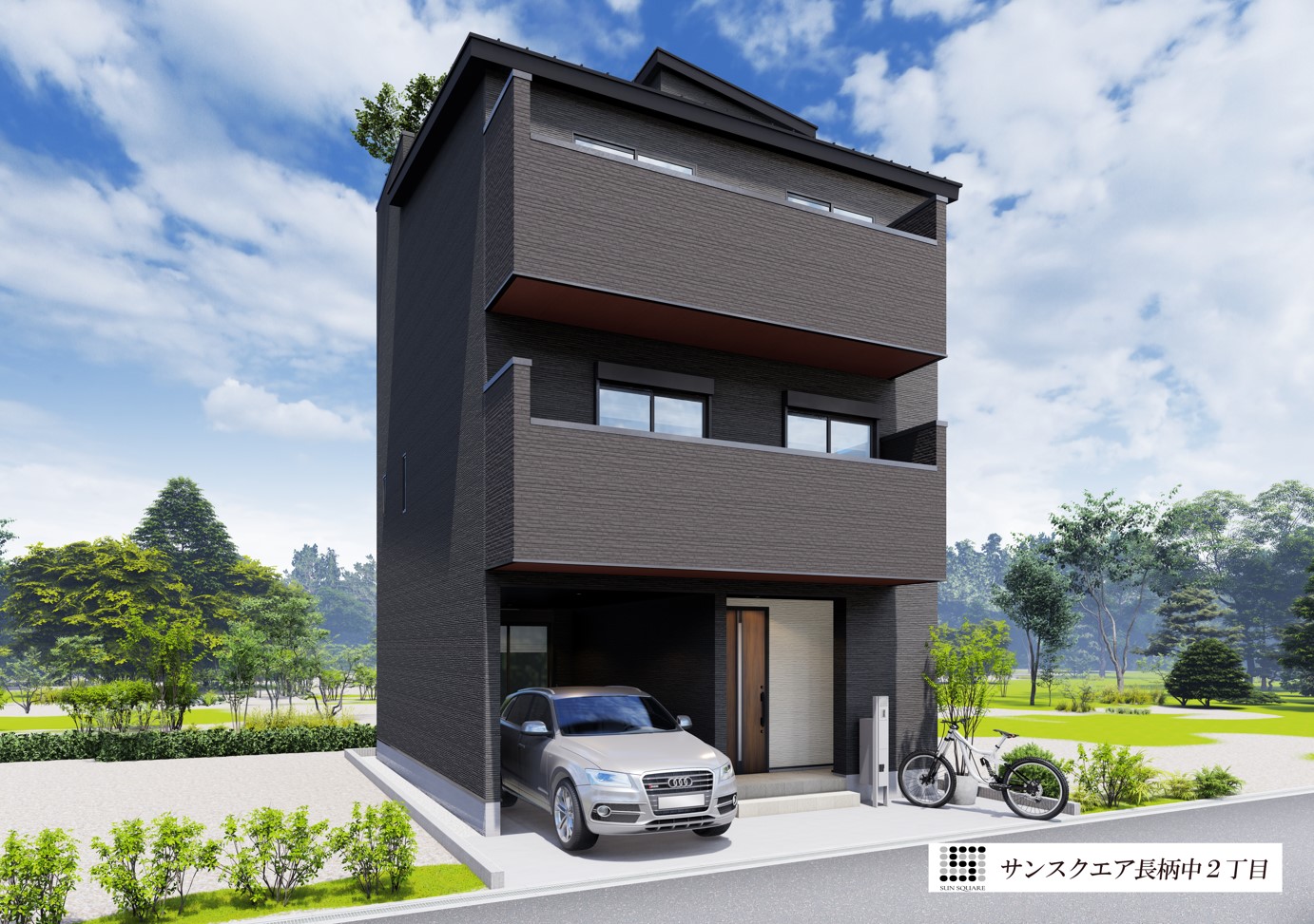 大阪市 株式会社ハウジングギャラリー 新築 新築一戸建て 北区,サンスクエア長柄中２丁目写真