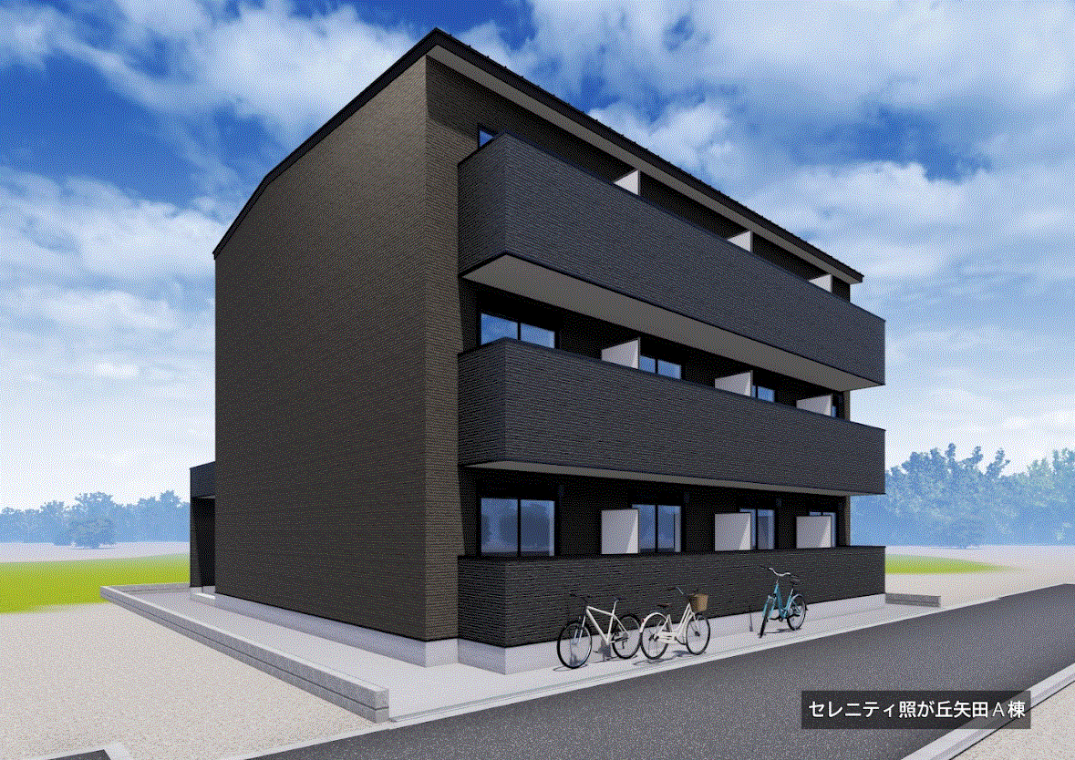 大阪市 株式会社ハウジングギャラリー 新築収益アパート 販売終了,セレニティ照ヶ丘矢田A棟収益アパート写真